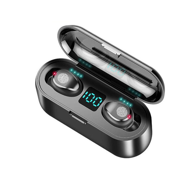 Fones de ouvido esportivos à prova d'água com Bluetooth sem fio