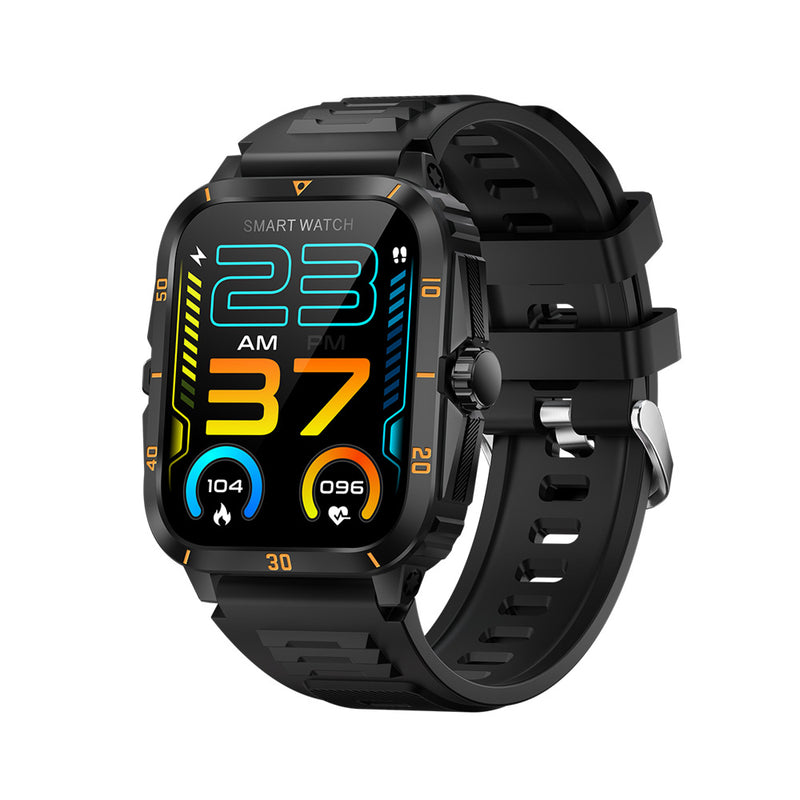 Relógio inteligente para esportes ao ar livre com chamadas Bluetooth.